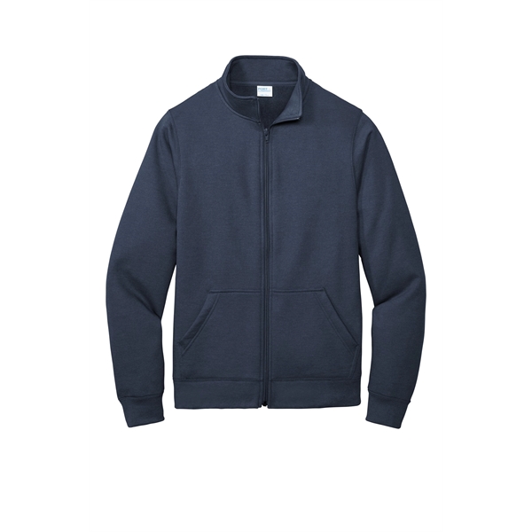 Port & Company Core Fleece Cadet Full-Zip Sweatshirt - Port & Company Core Fleece Cadet Full-Zip Sweatshirt - Image 28 of 30