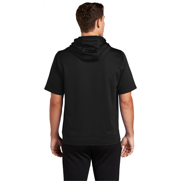 Sport-Tek Sport-Wick Fleece Short Sleeve Hooded Pullover. - Sport-Tek Sport-Wick Fleece Short Sleeve Hooded Pullover. - Image 1 of 30