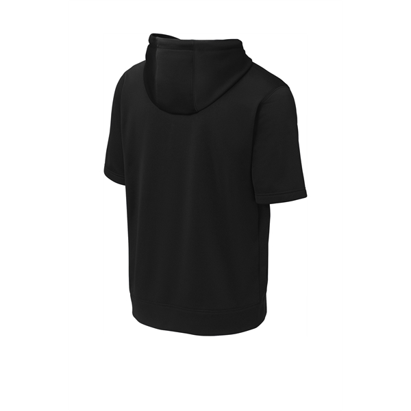 Sport-Tek Sport-Wick Fleece Short Sleeve Hooded Pullover. - Sport-Tek Sport-Wick Fleece Short Sleeve Hooded Pullover. - Image 5 of 30