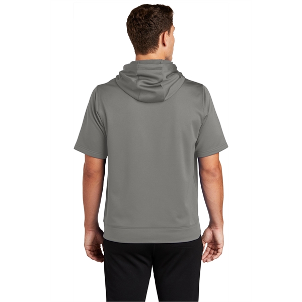 Sport-Tek Sport-Wick Fleece Short Sleeve Hooded Pullover. - Sport-Tek Sport-Wick Fleece Short Sleeve Hooded Pullover. - Image 7 of 30