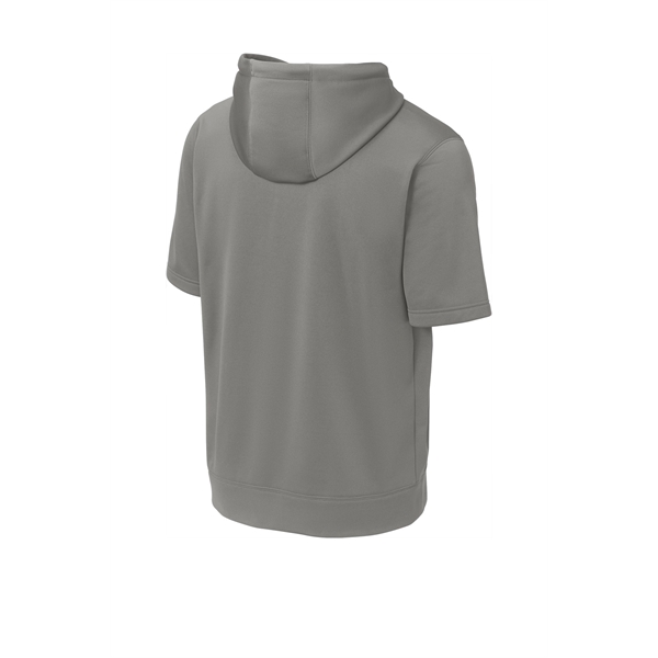 Sport-Tek Sport-Wick Fleece Short Sleeve Hooded Pullover. - Sport-Tek Sport-Wick Fleece Short Sleeve Hooded Pullover. - Image 10 of 30