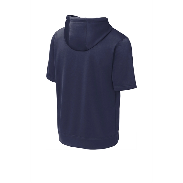 Sport-Tek Sport-Wick Fleece Short Sleeve Hooded Pullover. - Sport-Tek Sport-Wick Fleece Short Sleeve Hooded Pullover. - Image 15 of 30