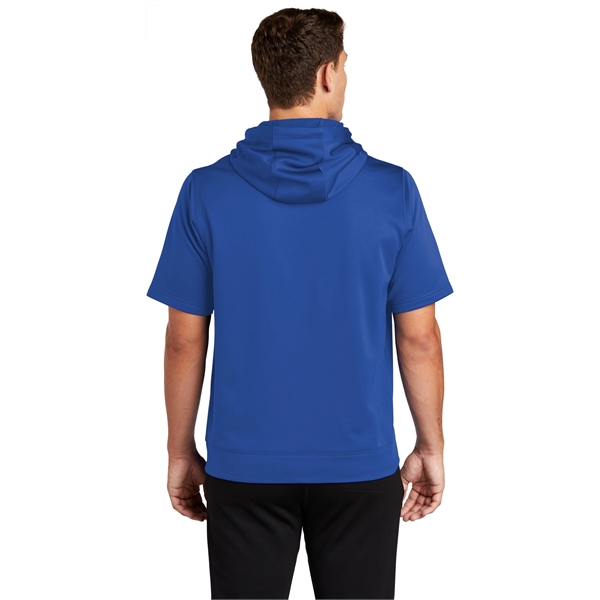 Sport-Tek Sport-Wick Fleece Short Sleeve Hooded Pullover. - Sport-Tek Sport-Wick Fleece Short Sleeve Hooded Pullover. - Image 17 of 30