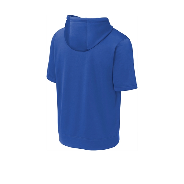 Sport-Tek Sport-Wick Fleece Short Sleeve Hooded Pullover. - Sport-Tek Sport-Wick Fleece Short Sleeve Hooded Pullover. - Image 20 of 30