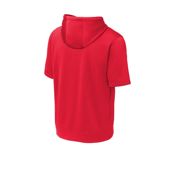 Sport-Tek Sport-Wick Fleece Short Sleeve Hooded Pullover. - Sport-Tek Sport-Wick Fleece Short Sleeve Hooded Pullover. - Image 25 of 30