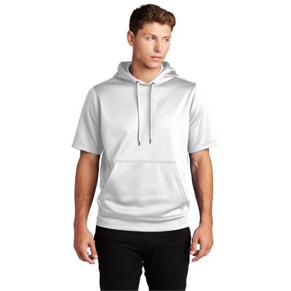 Sport-Tek Sport-Wick Fleece Short Sleeve Hooded Pullover. - Sport-Tek Sport-Wick Fleece Short Sleeve Hooded Pullover. - Image 26 of 30