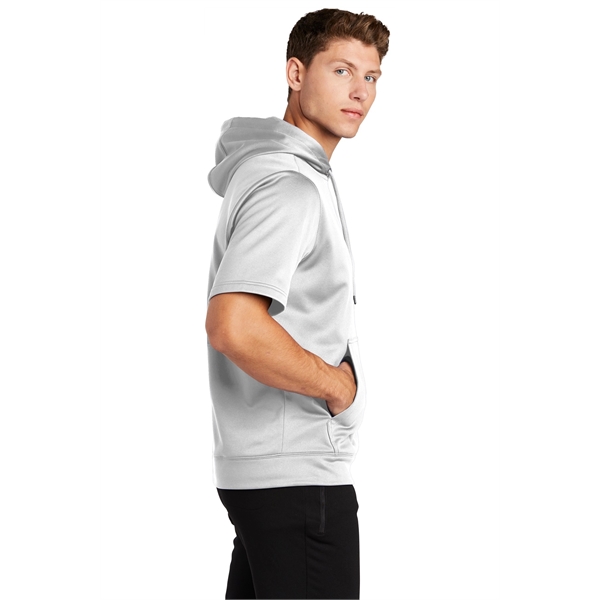 Sport-Tek Sport-Wick Fleece Short Sleeve Hooded Pullover. - Sport-Tek Sport-Wick Fleece Short Sleeve Hooded Pullover. - Image 28 of 30