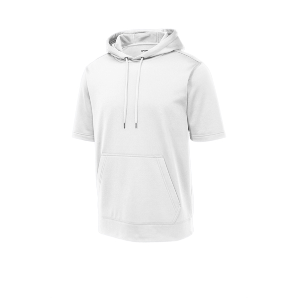 Sport-Tek Sport-Wick Fleece Short Sleeve Hooded Pullover. - Sport-Tek Sport-Wick Fleece Short Sleeve Hooded Pullover. - Image 29 of 30