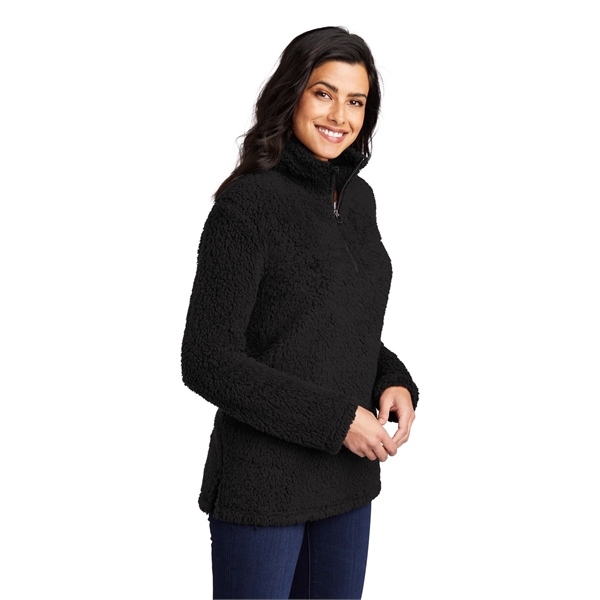 Port Authority Women's Cozy 1/4-Zip Fleece - Port Authority Women's Cozy 1/4-Zip Fleece - Image 3 of 25