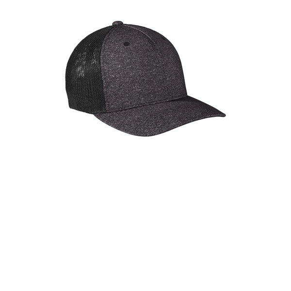 Port Authority Flexfit Melange Mesh Back Trucker Cap - Port Authority Flexfit Melange Mesh Back Trucker Cap - Image 1 of 8