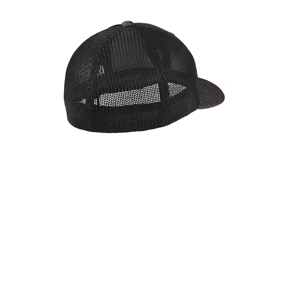 Port Authority Flexfit Melange Mesh Back Trucker Cap - Port Authority Flexfit Melange Mesh Back Trucker Cap - Image 2 of 8