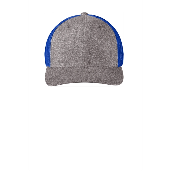 Port Authority Flexfit Melange Mesh Back Trucker Cap - Port Authority Flexfit Melange Mesh Back Trucker Cap - Image 7 of 8