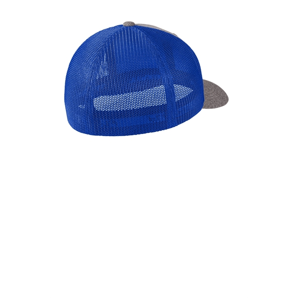 Port Authority Flexfit Melange Mesh Back Trucker Cap - Port Authority Flexfit Melange Mesh Back Trucker Cap - Image 8 of 8
