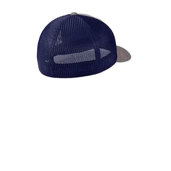 Port Authority Flexfit Melange Mesh Back Trucker Cap - Port Authority Flexfit Melange Mesh Back Trucker Cap - Image 5 of 8