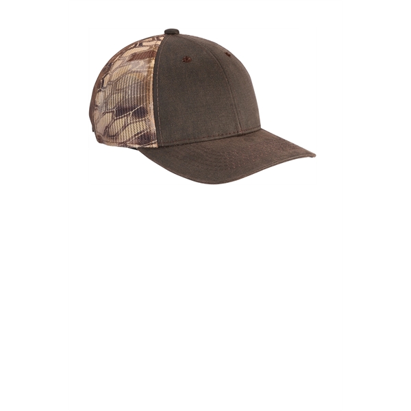 Port Authority Pigment Print Camouflage Mesh Back Cap - Port Authority Pigment Print Camouflage Mesh Back Cap - Image 1 of 6