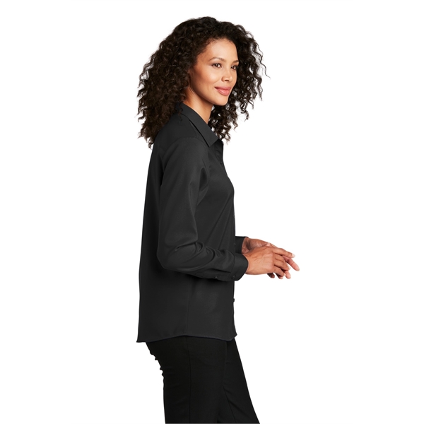 Port Authority Women's Long Sleeve Performance Staff Shirt - Port Authority Women's Long Sleeve Performance Staff Shirt - Image 2 of 15