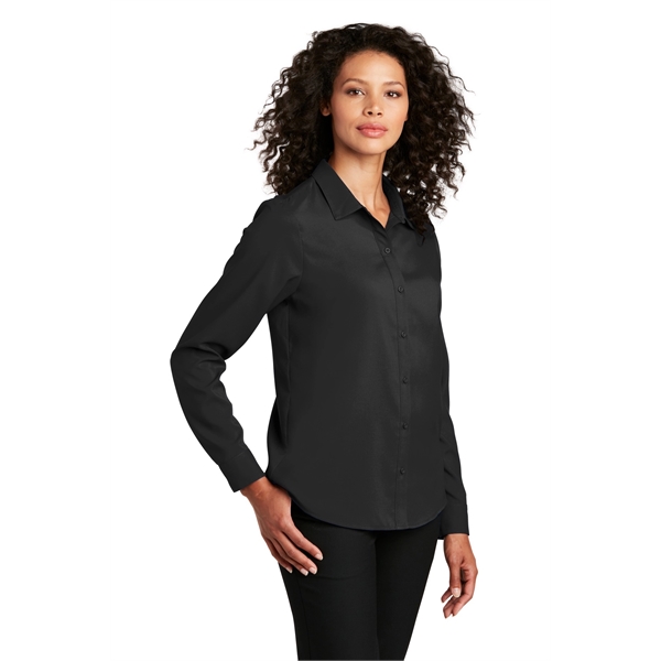 Port Authority Women's Long Sleeve Performance Staff Shirt - Port Authority Women's Long Sleeve Performance Staff Shirt - Image 4 of 15