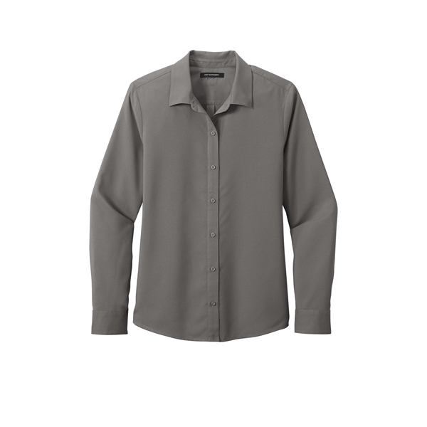 Port Authority Women's Long Sleeve Performance Staff Shirt - Port Authority Women's Long Sleeve Performance Staff Shirt - Image 9 of 15