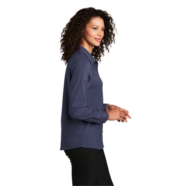 Port Authority Women's Long Sleeve Performance Staff Shirt - Port Authority Women's Long Sleeve Performance Staff Shirt - Image 12 of 15