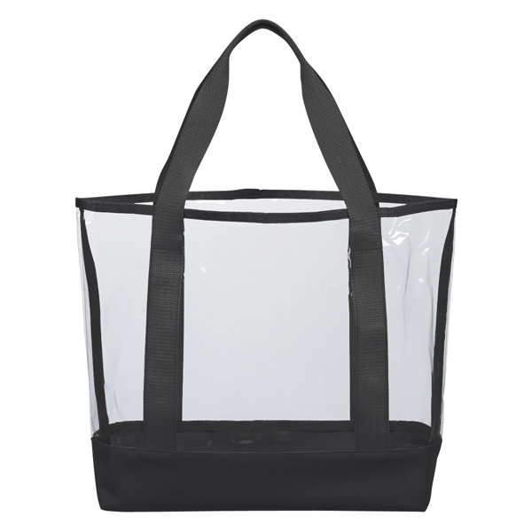 Clear Casual Tote Bag - Clear Casual Tote Bag - Image 1 of 9