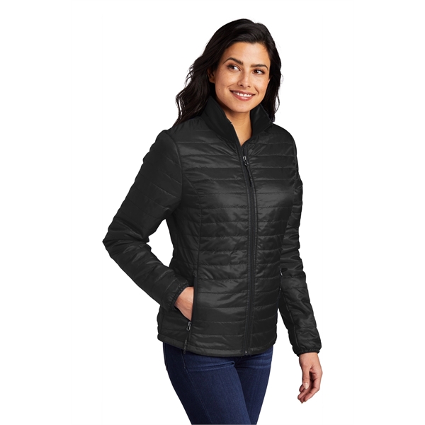 Port Authority Women's Packable Puffy Jacket - Port Authority Women's Packable Puffy Jacket - Image 4 of 21