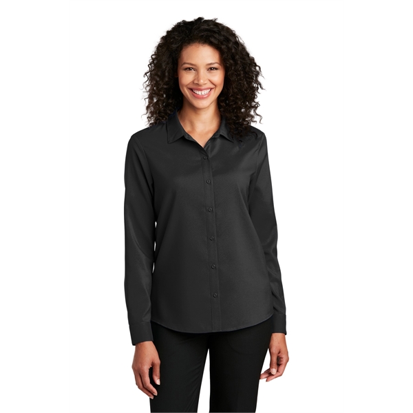 Custom Port Authority Women's Long Sleeve Performance Staff Shirt