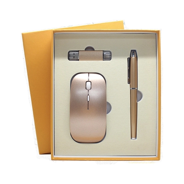 Luxury Gift Set with USB Drive,Mouse,Pen - Luxury Gift Set with USB Drive,Mouse,Pen - Image 1 of 4