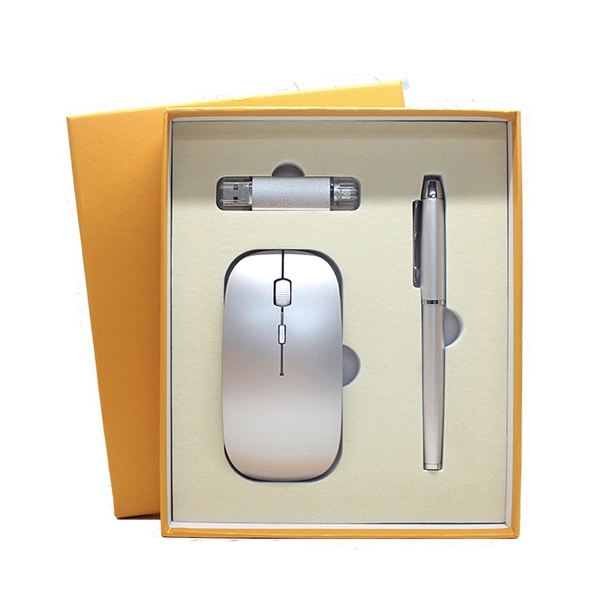 Luxury Gift Set with USB Drive,Mouse,Pen - Luxury Gift Set with USB Drive,Mouse,Pen - Image 4 of 4