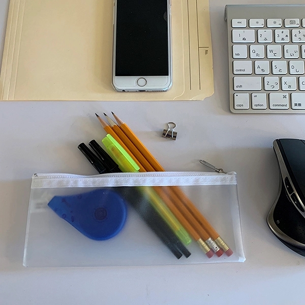 Dubai Vinyl Travel Pencil and Accessories Pouch with Zipp - Dubai Vinyl Travel Pencil and Accessories Pouch with Zipp - Image 3 of 6