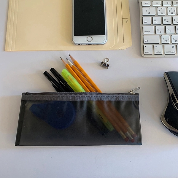 Dubai Vinyl Travel Pencil and Accessories Pouch with Zipp - Dubai Vinyl Travel Pencil and Accessories Pouch with Zipp - Image 4 of 6