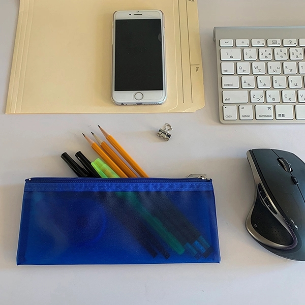 Dubai Vinyl Travel Pencil and Accessories Pouch with Zipp - Dubai Vinyl Travel Pencil and Accessories Pouch with Zipp - Image 5 of 6