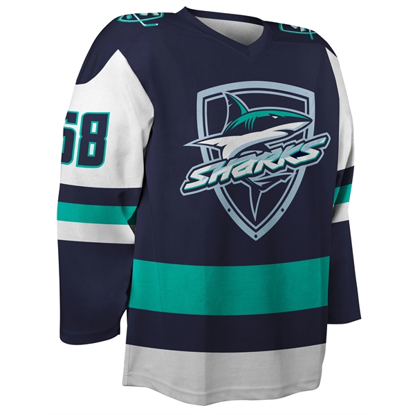 Adult Juice Single-Ply Reversible V-Neck Jersey - Adult Juice Single-Ply Reversible V-Neck Jersey - Image 0 of 1