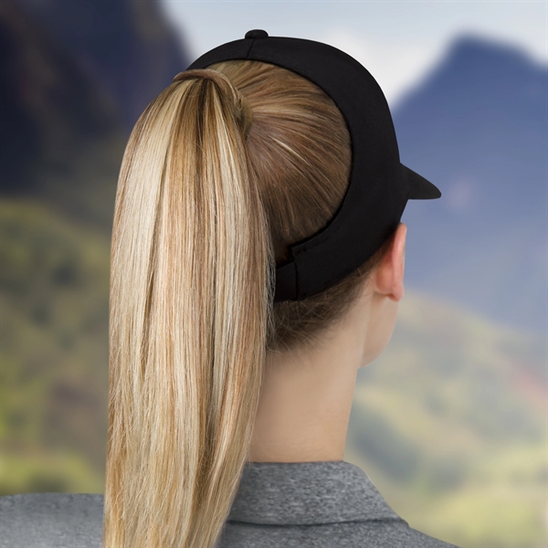 Ladies Four Panel Chino Twill Baseball Cap - Ladies Four Panel Chino Twill Baseball Cap - Image 2 of 4
