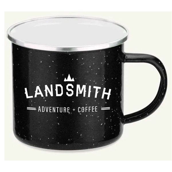16 Oz. Metal Cowboy Camp Mug with Stainless Steel Rim - 16 Oz. Metal Cowboy Camp Mug with Stainless Steel Rim - Image 6 of 6