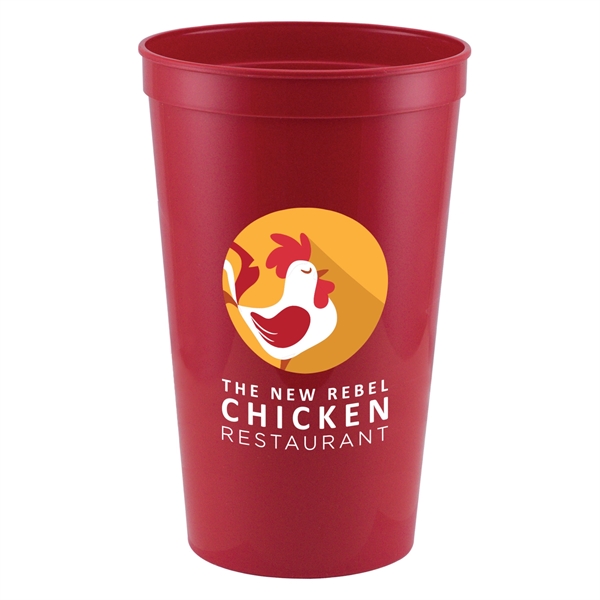 Touchdown - 22 oz. Stadium Cup - ColorJet - Touchdown - 22 oz. Stadium Cup - ColorJet - Image 4 of 10