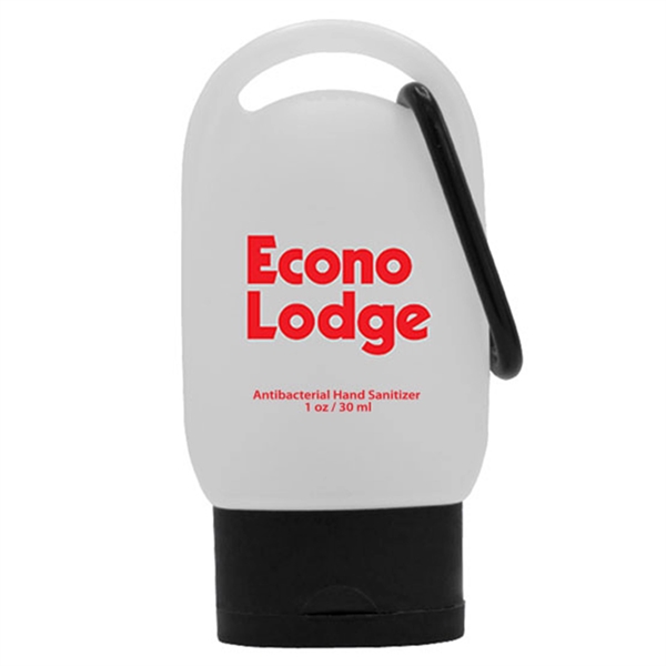 1 oz. Color Cap Sanitizer with Carabiner - 1 oz. Color Cap Sanitizer with Carabiner - Image 2 of 7