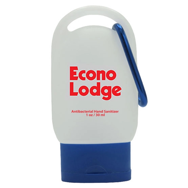 1 oz. Color Cap Sanitizer with Carabiner - 1 oz. Color Cap Sanitizer with Carabiner - Image 3 of 7