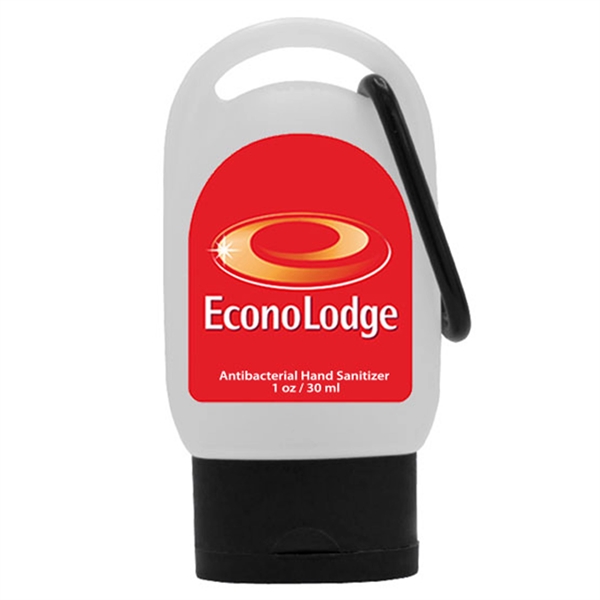 1 oz. Color Cap Sanitizer with Carabiner - 1 oz. Color Cap Sanitizer with Carabiner - Image 5 of 7