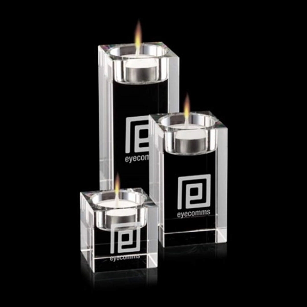 Perth Candleholder - Optical (Set of 3)