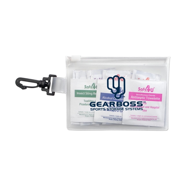 First Aid in Zip Close Pouch with Carabiner - First Aid in Zip Close Pouch with Carabiner - Image 2 of 3