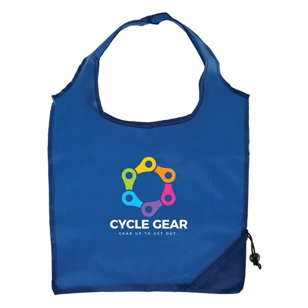 Capri Foldaway Shopping Tote Bag - 210D Polyester - ColorJet - Capri Foldaway Shopping Tote Bag - 210D Polyester - ColorJet - Image 1 of 4