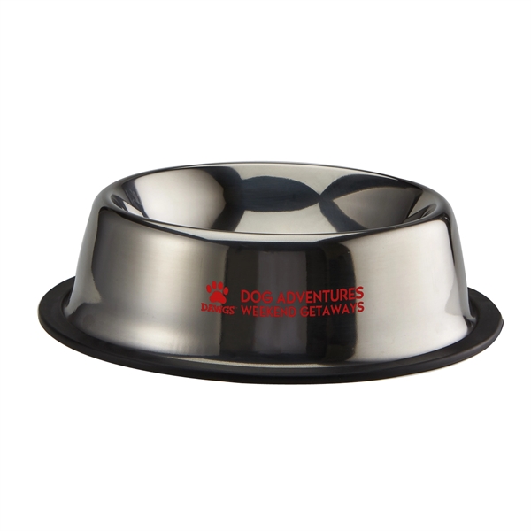 Medium Stainless Steel Pet Bowl - Medium Stainless Steel Pet Bowl - Image 3 of 8