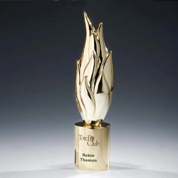 Custom Flame Award on Cylinder