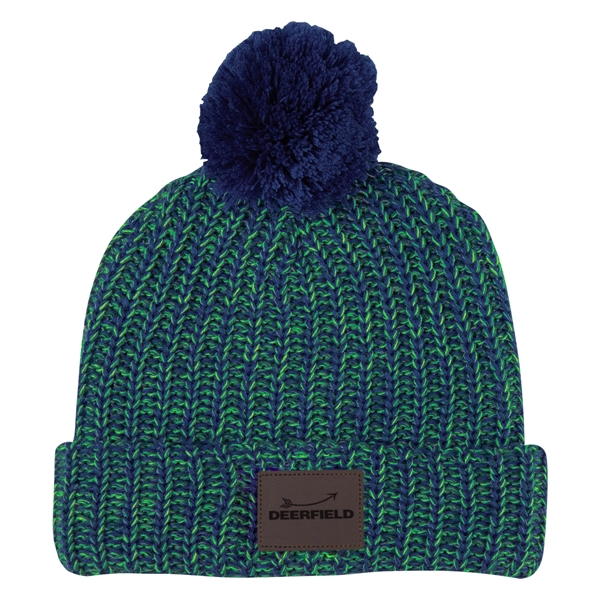 Grace Collection Pom Beanie With Cuff - Grace Collection Pom Beanie With Cuff - Image 4 of 52