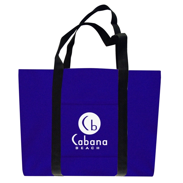 Poly-Vinyl Tote with Small Pocket - Poly-Vinyl Tote with Small Pocket - Image 0 of 0