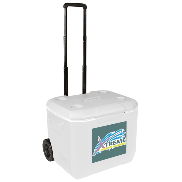 Coleman 60 Quart Performance Wheeled Cooler - White - Coleman 60 Quart Performance Wheeled Cooler - White - Image 3 of 3