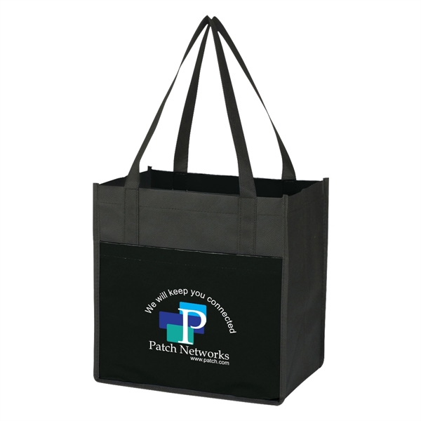 Custom Lami-Combo Shopper Tote Bag