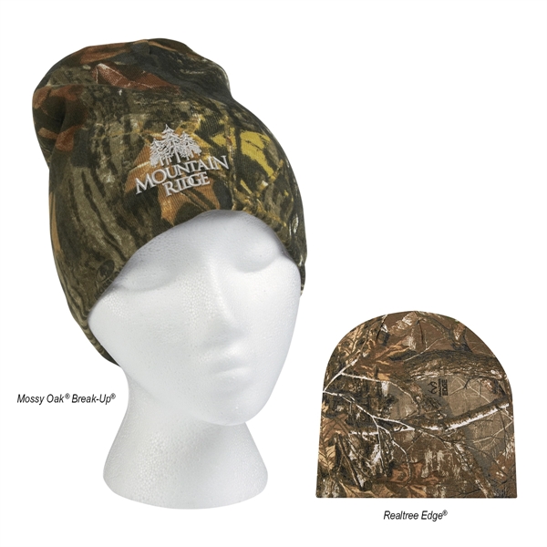 Realtree® And Mossy Oak® Camouflage Beanie - Realtree® And Mossy Oak® Camouflage Beanie - Image 0 of 5