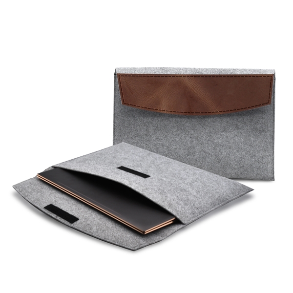 Sustainable 15" Laptop Sleeve (Gray) - Sustainable 15" Laptop Sleeve (Gray) - Image 1 of 9