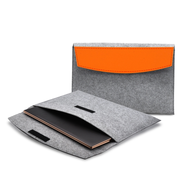 Sustainable 15" Laptop Sleeve (Gray) - Sustainable 15" Laptop Sleeve (Gray) - Image 3 of 9